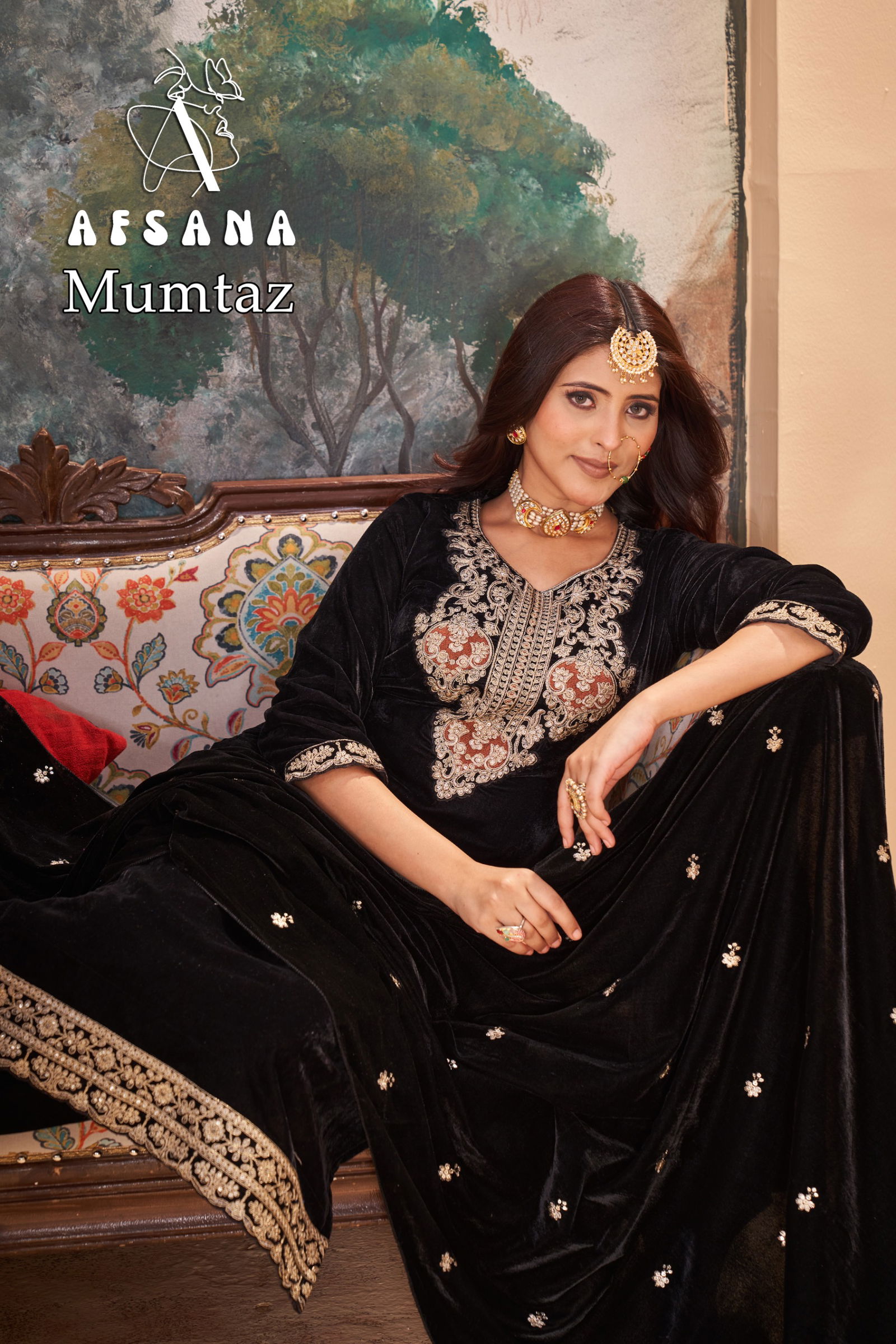 Mumtaz By Afsana Velvet Readymade Suits Wholesale Shop In Surat 